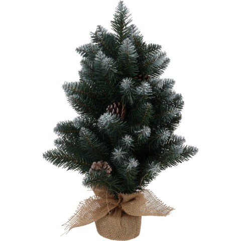 ALBERO VERDE CON PIGNE 60CM